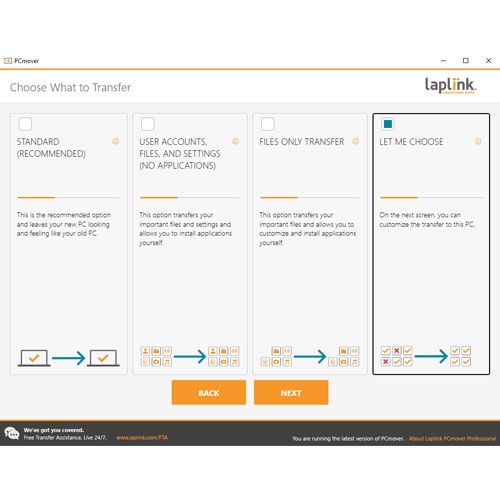 Laplink PCmover Professional 11 - 1 Use - Digital Download
