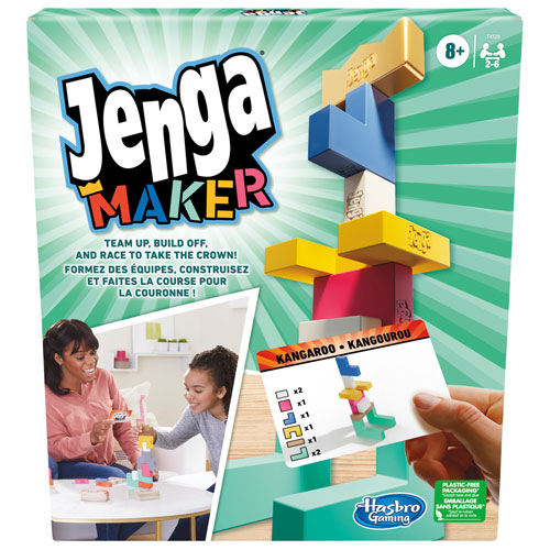 Jeu de tour de blocs à empiler Jenga Maker
