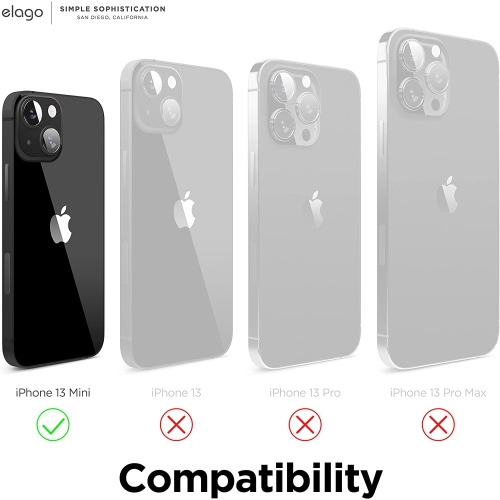 elago Compatible with iPhone 13 Mini Case, Liquid Silicone Case, Full Body Screen Camera Protective Cover, Shockproof, Slim Phone Case, Anti-Scratch