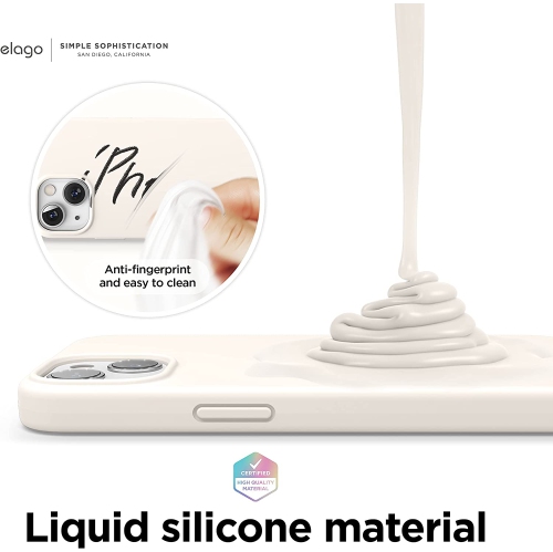 elago Compatible with iPhone 13 Mini Case, Liquid Silicone Case, Full Body Screen Camera Protective Cover, Shockproof, Slim Phone Case, Anti-Scratch