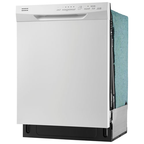 Insignia 24" 51dB Built-In Dishwasher with Stainless Steel Tub (NS-DWRF2WH3) - White - Only at Best Buy