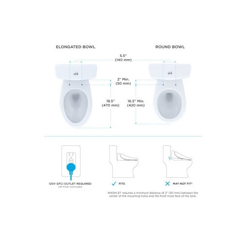TOTO SW3056#01 S550e WASHLET Electronic Bidet smart Toilet Seat with EWATER+ and Auto Open and Close Contemporary Lid, Elongated, Co by TOTO - Open Box condition - Image 4