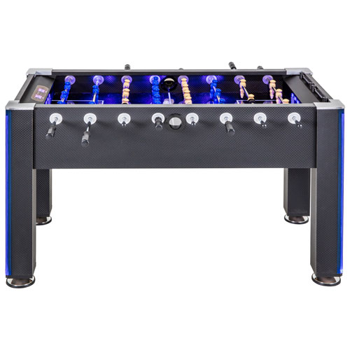 Atomic Azure 58" LED Foosball Table - Black