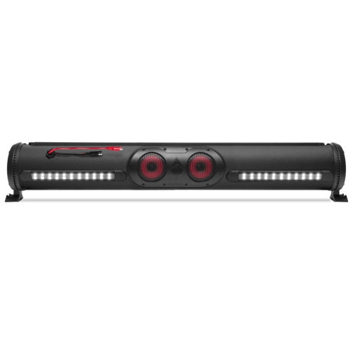 ECOXGEAR SoundExtreme SEDS32 Double-Sided Amplified Powersports 11 Speaker Bluetooth Soundbar Waterproof Sandproof with LED Lighting 500 Watts of