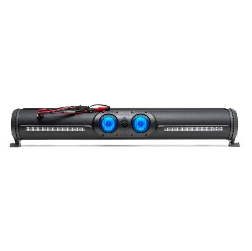 ECOXGEAR SoundExtreme SEDS32 Double-Sided Amplified Powersports 11 Speaker Bluetooth Soundbar Waterproof Sandproof with LED Lighting 500 Watts of