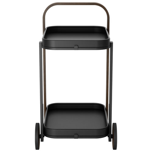 Umbra Bellwood Modern Serving Cart - Black/Natural
