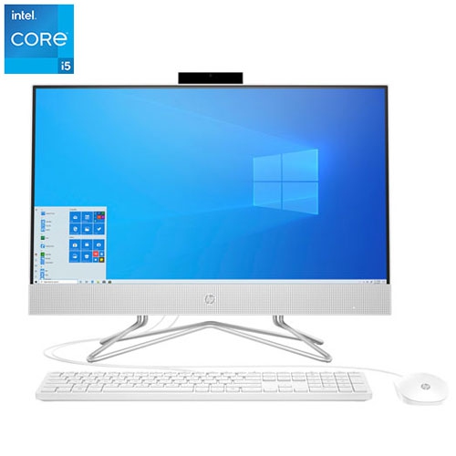 HP 23.8" All-in-One Desktop PC - Snow White -Eng - Open Box