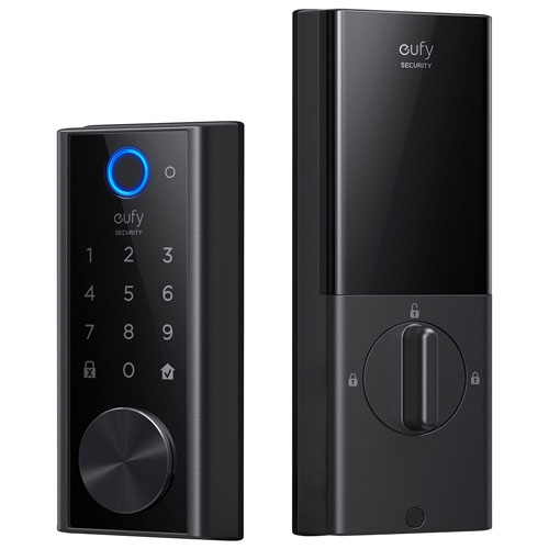 Open Box - eufy Touch & Wi-Fi Smart Lock - Black