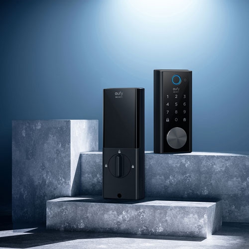 Open Box - eufy Touch & Wi-Fi Smart Lock - Black