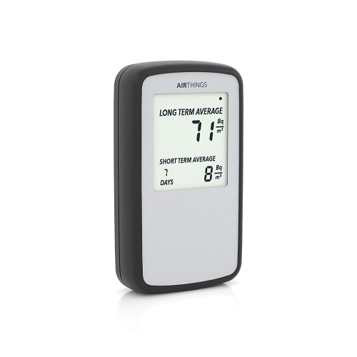 Airthings Corentium Home Radon Detector 223 Portable, Lightweight, Easy-to-Use, AAA Battery Operated, pCi/L