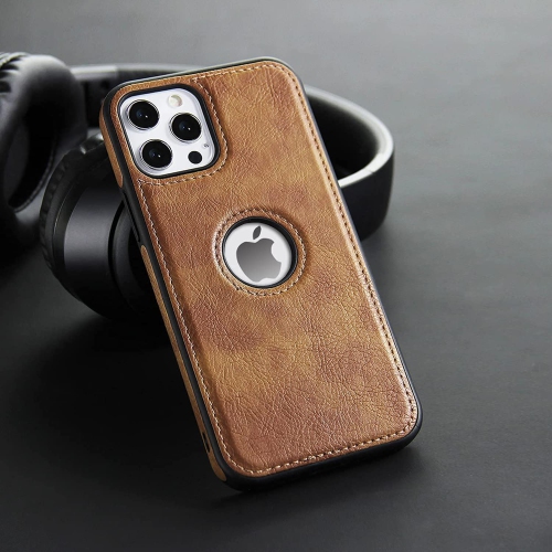 Brenda Retro Leather Case Anti-Knock Back Cover Soft TPU Business Shell Phone Case High Quality for iPhone 12 and 12 Pro (FREE SHIPPING)
