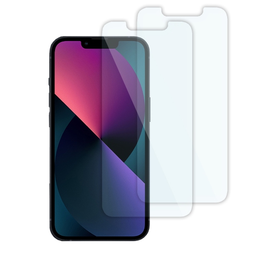 2 PACK - Uolo [Shield] iPhone 14/ 13/13 Pro/12/12 Pro Tempered Glass [9H] Screen Protector Case Friendly & Easy Installation - 2-pack Bundle