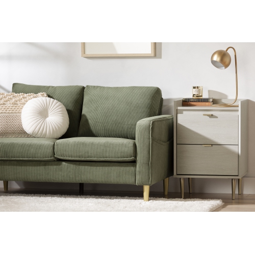 South Shore, Hype, End Table, Winter Oak