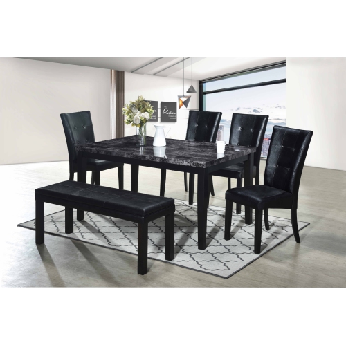 Aerys Modern Upholstered dining Living Bench