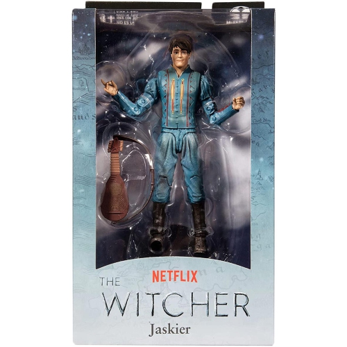 THE WITCHER  Netflix 7 Inch Action Figure Wave 1 - Jaskier With Multi Heads