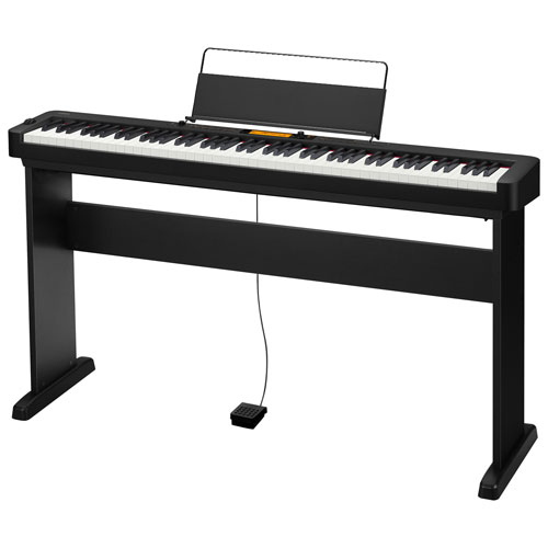 Casio CDP-S360CS 88-Key Weighted Action Digital Piano with Stand - Only at Best Buy