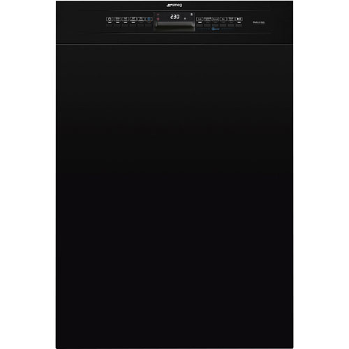 Smeg 24" 48dB BuiltIn Dishwasher with Third Rack (LSPU8643BL) Black