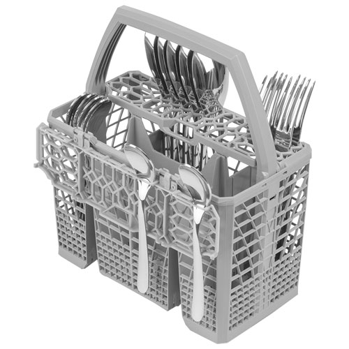 Lave-vaisselle encastrable 24 po 48 dB avec troisième panier de Smeg - Noir