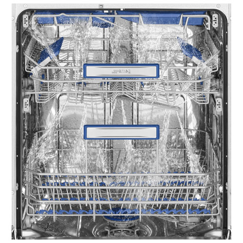 Smeg 24" 44dB Built-In Dishwasher with Third Rack (STU8633) - Dark Silver
