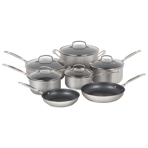 Cuisinart Everlasting 12-Piece Cookware Set - Stainless Steel