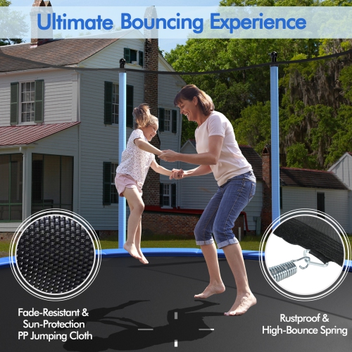 Patiojoy – trampolines de loisir approuvées par l'ASTM avec filet de protection 10ft, Jumping Exercise