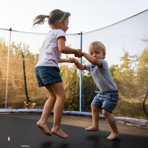 Patiojoy – trampolines de loisir approuvées par l'ASTM avec filet de protection 15ft, Jumping Exercise