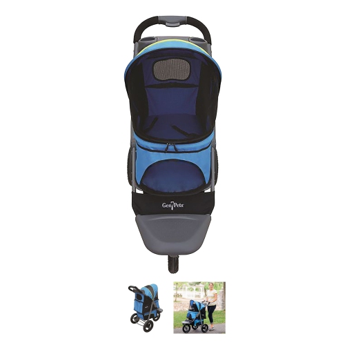 Gen7pets g7 jogger pet stroller for cats and dogs, trailblazer blue Best Buy Canada