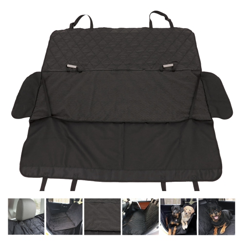 Gen7pets washable deluxe car seat protector for cats and dogs, black