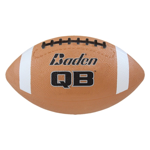 Baden QB Rubber American Football - Indoor and Outdoor Play Football, Youth Size 7