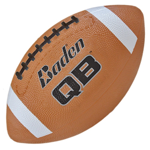 Baden QB Rubber American Football - Indoor and Outdoor Play Football, Youth Size 7