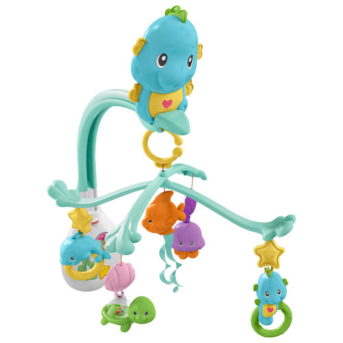 Fisher-Price 3-In-1 Soothe & Play Seahorse Mobile