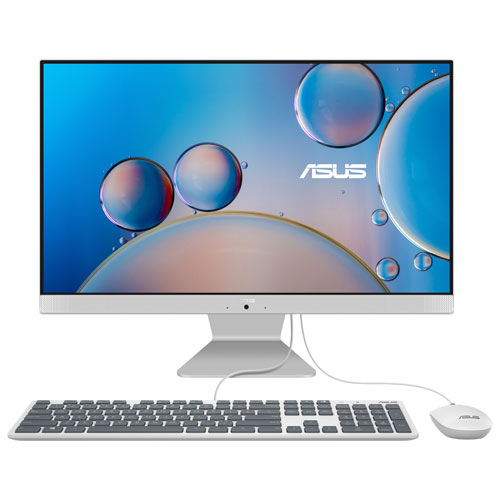ASUS M3400 24" All-in-One PC - White - Only at Best Buy