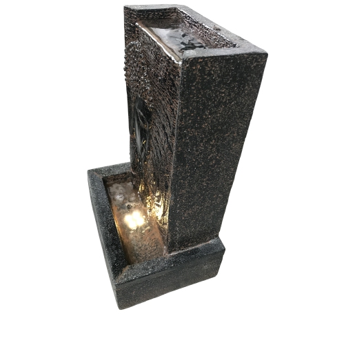 Hi-Line Gift Ltd Buddha Water Wall Fountain with LED