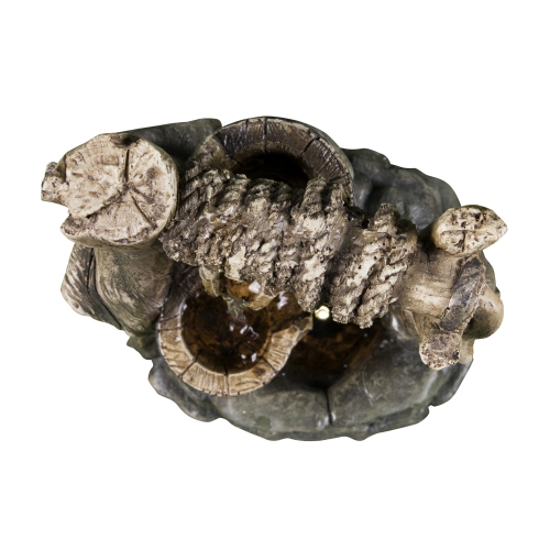 Hi-Line Gift Ltd Well Fountain with 2 Buckets & LED