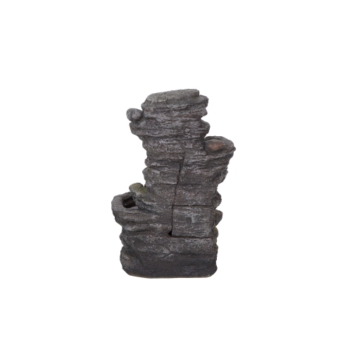 Hi-Line Gift Ltd Multi Level Rock Fountain with LED