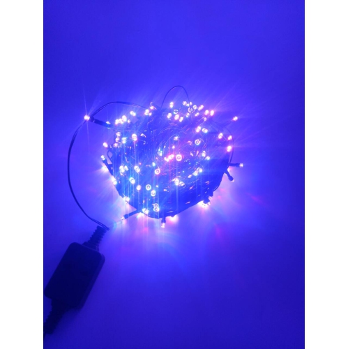 Hi-Line Gift Ltd Multi-Function Timed String Lights - 200 RGB LEDs with Remote
