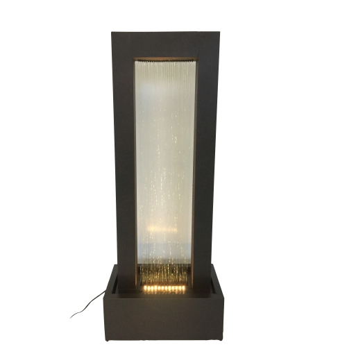 Hi-Line Gift Ltd Rectangular Rainfall Fountain with Light