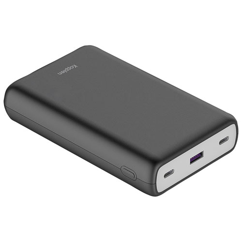 Chargeur portable à deux ports USB de 18000 mAh de Kopplen - Noir
