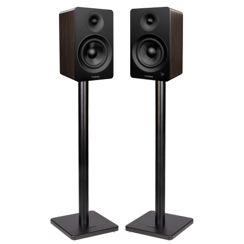 Fluance Ai61 Powered 2-Way 2.0 Stereo Bookshelf Speakers with 6.5" Drivers 120W Amp for Turntable Bluetooth w/ Stands