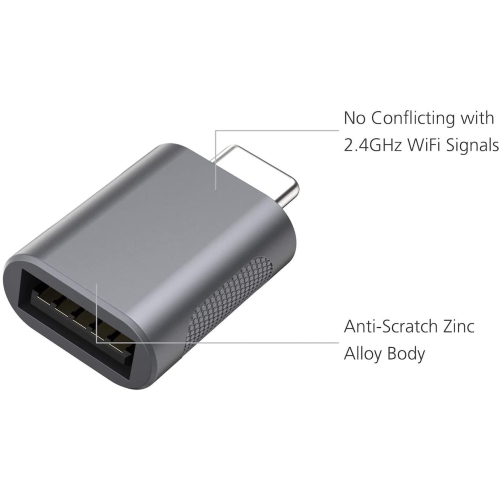 Adaptateur USB-C à USB 3.0, USB-C à USB, adaptateur Thunderbolt 4/3 à USB femelle OTG pour MacBook Pro 2021, MacBook Air 2020, iPad Pro 2021 et plus