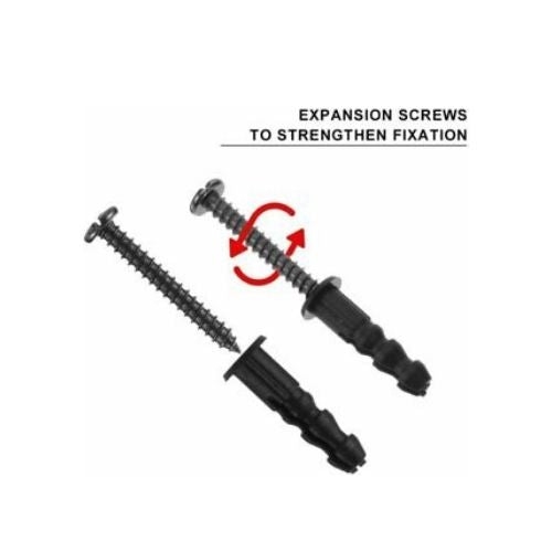 3PCS Metal Single Hang Curtain Rod Holders Bracket Into Window Frame Rod Bracket