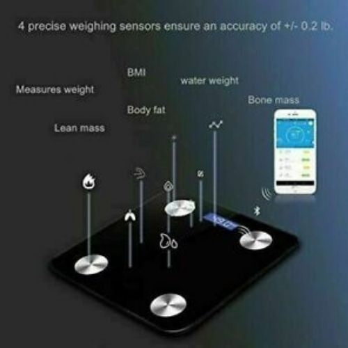 Digital Bathroom Weight Scale Body Smart Bluetooth Health Monitor Fat Analyzer~~