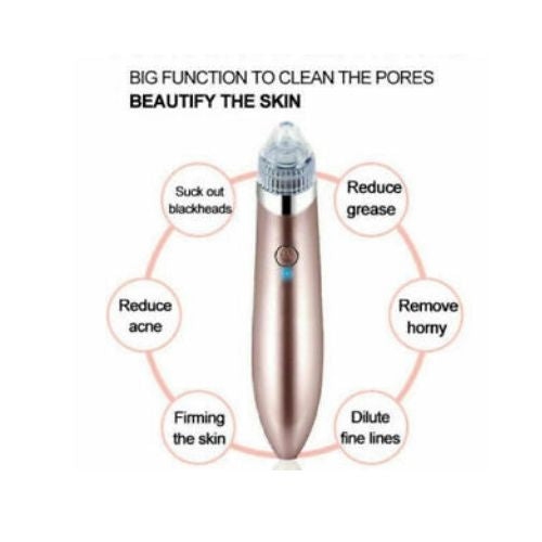 Face Facial Pore Blackhead Remover Vacuum Derma Suction Diamond Dermabrasion XA