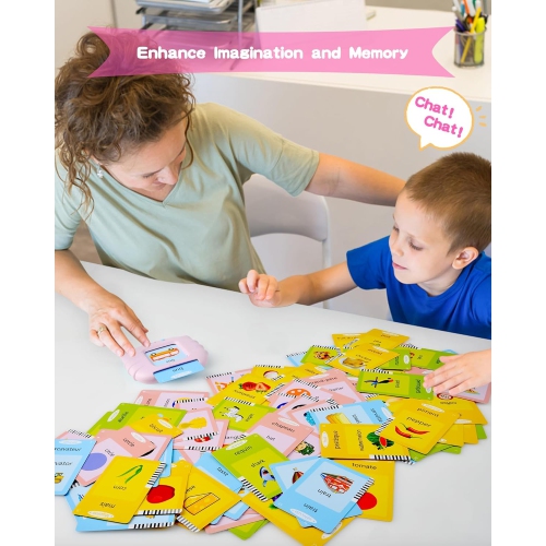 Cartes éclair francophones pour enfants, jeunes enfants de 2 à 6 ans, ensemble de départ ABC/chiffres/couleurs/formes, 112 cartes avec 224 mots de