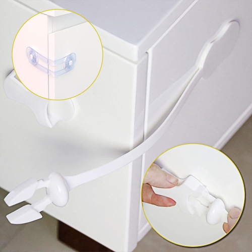 22pcs Eco-friendly Material Baby Safety Kit For Bedroom with Drawer Right-angle Lock,Safety Plug Cover and PVC Corner Protector