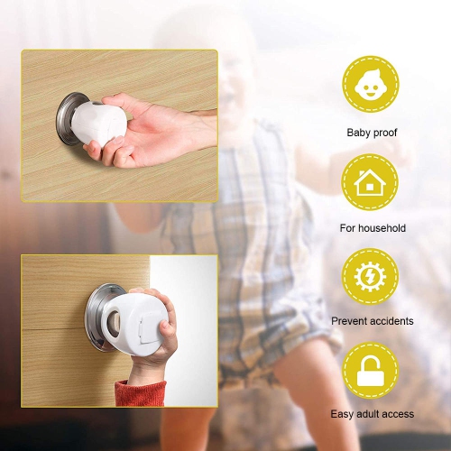 18PCS Eco-friendly Material Baby Safety Kit for Whole Family to Protect Kids With anti-slip strips, door knob safety cover, window lock,