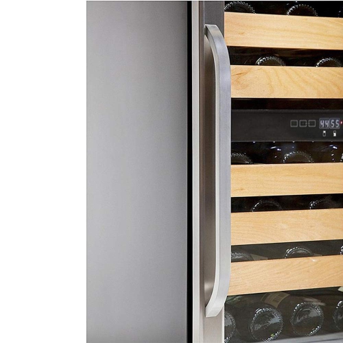 Whynter BWR-462DZ 46-Bottle Dual Temperature Zone Built Wine Refrigerator, Silver-46-Bottle, Silver