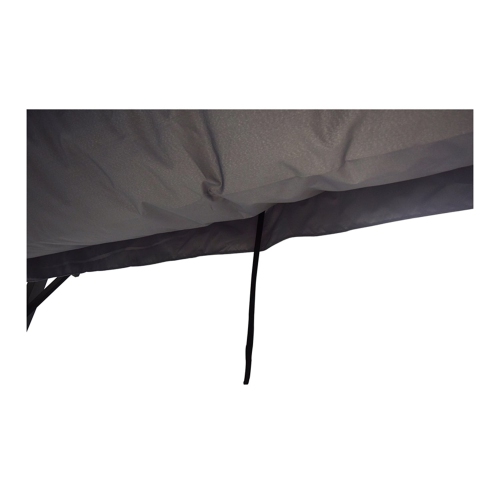 F. Corriveau International - Pergola Sans Luis 10'x12' with Retractable Roof, Black