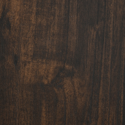 HOMCOM Meuble TV banc TV design vintage - 2 placards avec portes en verre trempé, 2 niches, 2 passe-fils, grand plateau - dim. 55"L x 15.5"l x