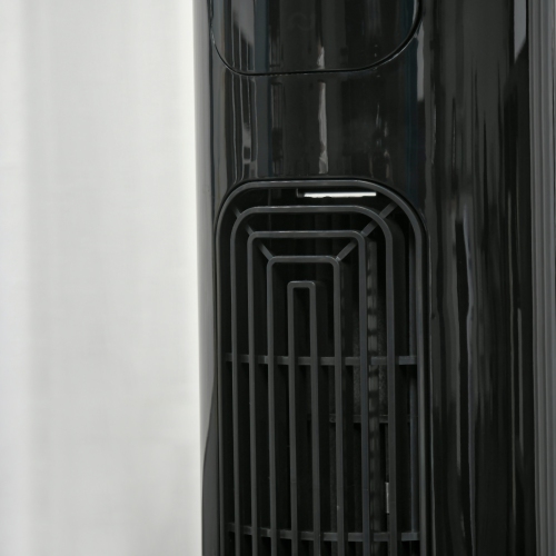 Ventilateur vertical de 46&nbsp;po de HOMCOM pour chambre à coucher, ventilateur oscillant sur pied sans pales à 70° avec 3 vitesses, 3 modes,